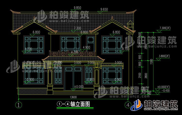 正立面图